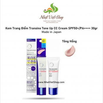 Kem Trang Điểm Transino Tone Up CC Cream SPF50+/PA++++ 30gr