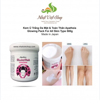 Kem Ủ Trắng Da Mặt & Toàn Thân Apatheia Glowing Pack For All Skin Type 500g