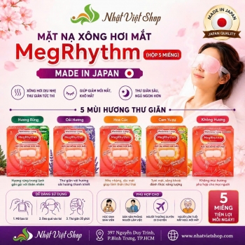 Combo Mix 6 Miếng Mặt Nạ Xông Hơi Mắt MegRhythm
