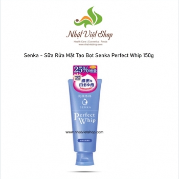 Sữa Rửa Mặt Tạo Bọt Senka Perfect Whip 150g 