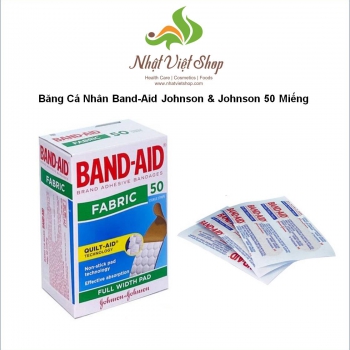 Băng Cá Nhân Band-Aid Johnson & Johnson 50 Miếng