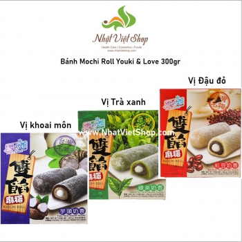 Bánh Mochi Roll Youki & Love 300g