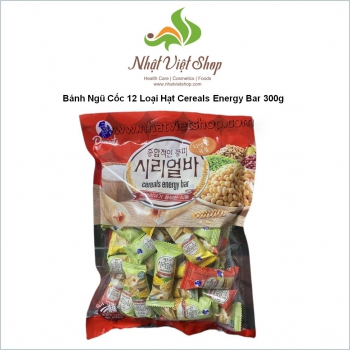 Bánh Ngũ Cốc 12 Loại Hạt Cereals Energy Bar 300g