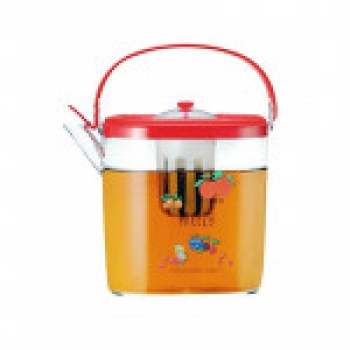 Bình Uống Nước Kèm Lọc Trà Nhật 1,2L - Nắp Đỏ