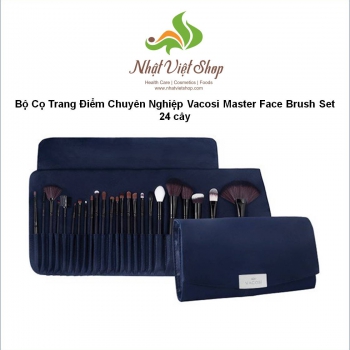 Bộ Cọ Trang Điểm Chuyên Nghiệp Vacosi Master Face Brush Set 24 cây