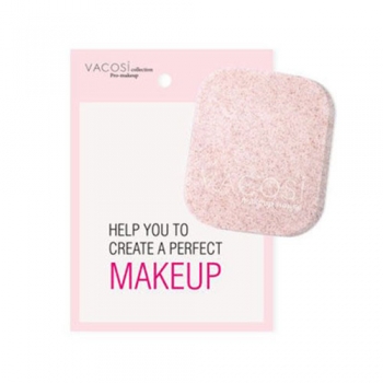 Bông bọt biển rửa mặt Vacosi Pink Cleansing Sponge BP26