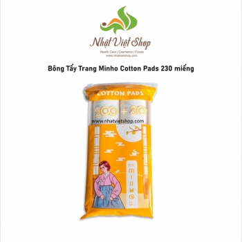 Bông Tẩy Trang Minho Cotton Pads 230 miếng