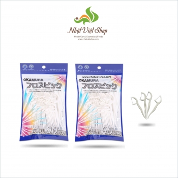 Tăm Chỉ Kẽ Răng Okamura 734909 (90 cây)