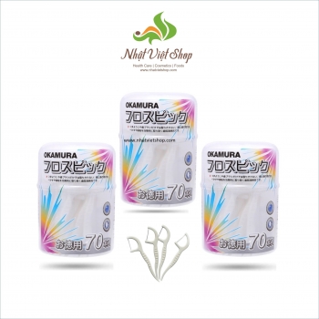 Tăm Chỉ Kẽ Răng Okamura 734701 (70 cây)