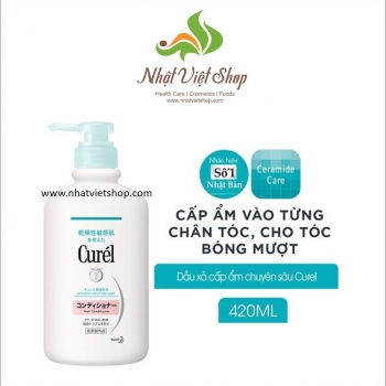 Curel - Dầu Xả Cấp Ẩm Chuyển Sâu Curel Intensive Moisture Care Hair Conditioner 420ml