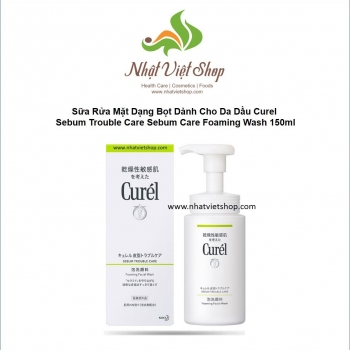 Sữa Rửa Mặt Dạng Bọt Dành Cho Da Dầu & Nhạy Cảm Sebum Trouble Care Foaming Facial Wash 150ml