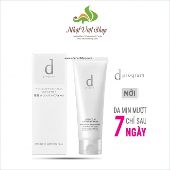 Sữa Rửa Mặt Tạo Bọt D Program Essence In Cleansing Foam 120g 