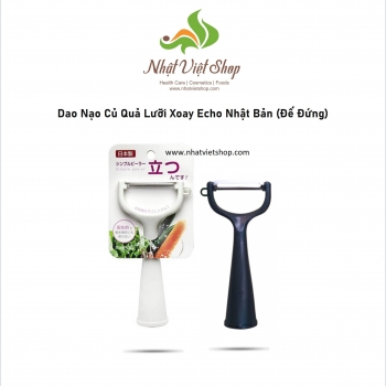 Dao Nạo Củ Quả Lưỡi Xoay Echo Nhật Bản (Đế Đứng)