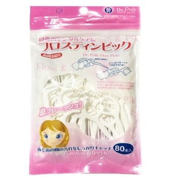 Tăm Chỉ Kẽ Răng Dr.Polir Floss Picks (80 cây)