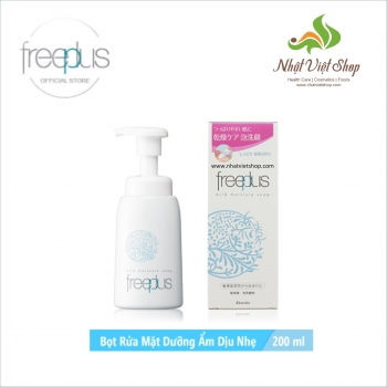 Bọt Rửa Mặt Dưỡng Ẩm Dịu Nhẹ Freeplus Mild Moisture Soap 200ml