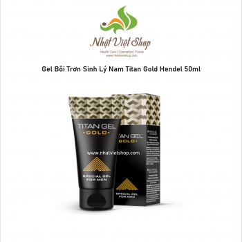 Gel Bôi Trơn Sinh Lý Nam Titan Gold Hendel 50ml 