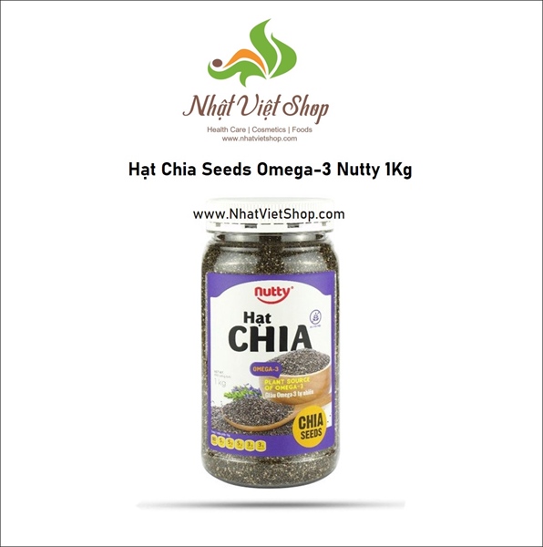 Hạt Chia Seeds Omega3 Nutty 1Kg