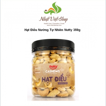 Hạt Điều Nướng Tự Nhiên Nutty 350g 