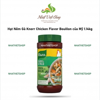 Hạt Nêm Gà Knorr Chicken Flavor Bouillon của Mỹ 1.14kg 