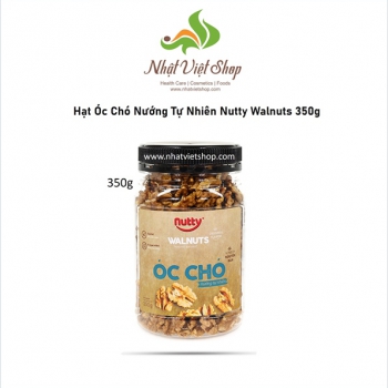 Hạt Óc Chó Nướng Tự Nhiên Nutty Walnuts 350g 