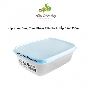 Hộp Nhựa Đựng Thực Phẩm Fitin Pack Nắp Dẻo 1350mL