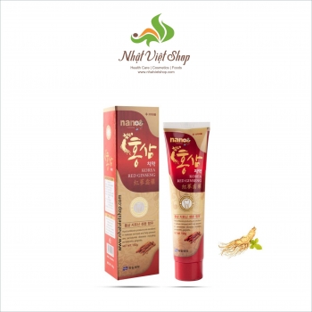 Kem Đánh Răng Hồng Sâm Nano Korea Red Ginseng 150g 