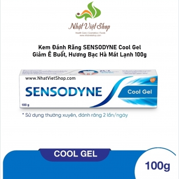 Kem Đánh Răng SENSODYNE Cool Gel Giảm Ê Buốt, Hương Bạc Hà Mát Lạnh 100g 