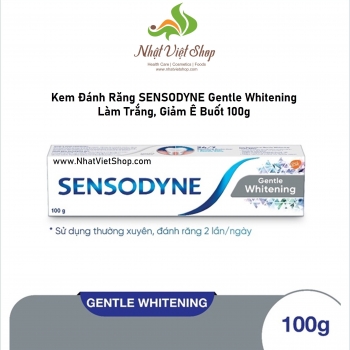 Kem Đánh Răng SENSODYNE Gentle Whitening Làm Trắng, Giảm Ê Buốt 100g 