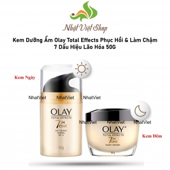  Kem Dưỡng Ẩm Olay Ban Ngày & Ban Đêm Phục Hồi, Làm Chậm 7 Dấu Hiệu Lão Hóa