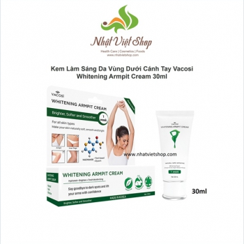 Kem Làm Sáng Da Vùng Dưới Cánh Tay Vacosi Whitening Armpit Cream 30ml