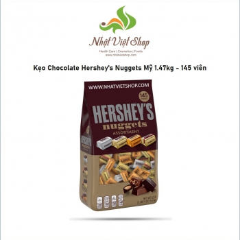 Kẹo Chocolate Hersheys Nuggets Mỹ 1.47kg - 145 viên