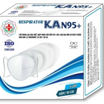Khẩu Trang Khánh An 5 Lớp KA N95+ (Hộp 10 cái)