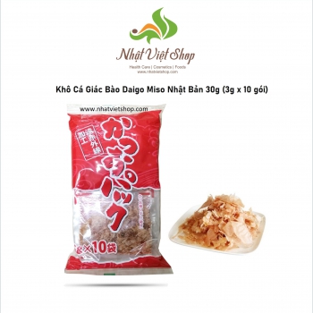 Khô Cá Giác Bào Daigo Miso Nhật Bản 30g (3g x 10 gói)