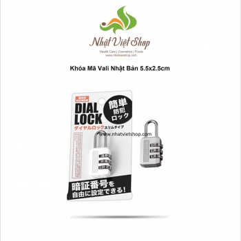 Khóa Mã Vali Nhật Bản 5.5x2.5cm