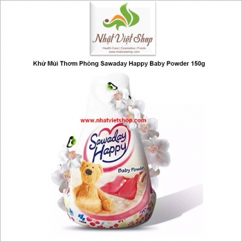 Khử Mùi Thơm Phòng Sawaday Happy Baby Powder 150g 