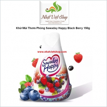 Khử Mùi Thơm Phòng Sawaday Happy Black Berry 150g 