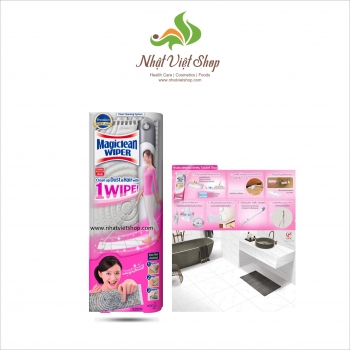 MAGICLEAN - Bộ Lau Sàn Magiclean Wiper Wipe & Mop (Cây & Giẻ Lau Sàn)