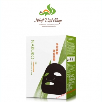 Mặt Nạ Đen Naruko Tràm Trà Kiểm Soát Dầu & Mụn (26ml x 8 miếng)