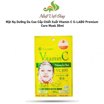 Mặt Nạ Dưỡng Da Cao Cấp Chiết Xuất Vitamin C S-LABO Premium Care Mask 30ml