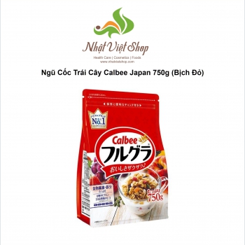 Ngũ Cốc Trái Cây Calbee Japan 750g (Bịch Đỏ)