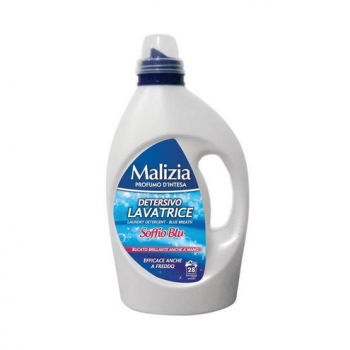 Nước Giặt Xả Kháng Khuẩn Giảm Mùi Hôi, Ngăn Nấm Mốc Malizia Profumo Soffio Blu Hương Biển 1820mL 