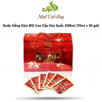 Nước Hồng Sâm BIO Cao Cấp Hàn Quốc 2100ml (70ml x 30 gói)