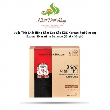 Nước Tinh Chất Hồng Sâm Cao Cấp KGC Korean Red Ginseng Extract Everytime Balance 300ml (10mlx30gói)