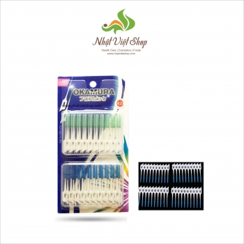 Okamura - Tăm Siêu Mềm Okamura 60 cây (2 Hộp/vỉ nhựa)