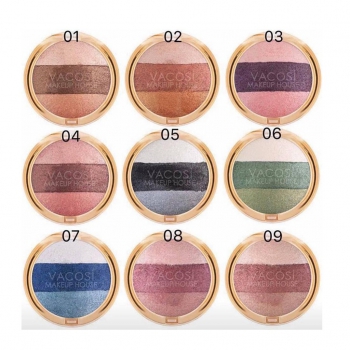 Phấn Mắt 3 Màu Vacosi Trio Eyeshadow VP06