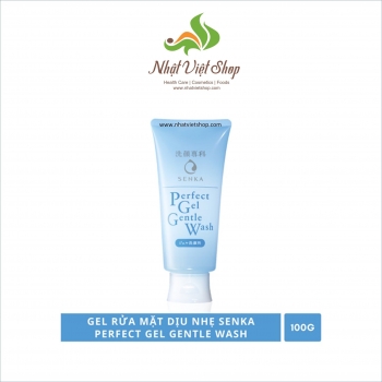 Gel Rửa Mặt Dịu Nhẹ Senka Perfect Gel Gentle Wash 100g