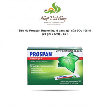 Siro Ho Prospan Hustenliquid dạng gói của Đức 105ml (21 gói x 5ml) - 6Y+