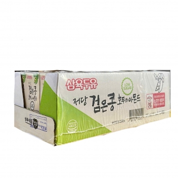 Sữa Hạnh Nhân-Óc Chó-Đậu Đen Ít Đường Sahmyook Hàn Quốc (190ml x 24 hộp)