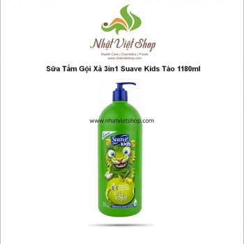 Sữa Tắm Gội Xả Cho Bé 3in1 Suave Kids 532ml