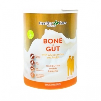 Thực phẩm bổ sung Healthy Care Bone & Gut with Glucosamine and Inulin (800g)